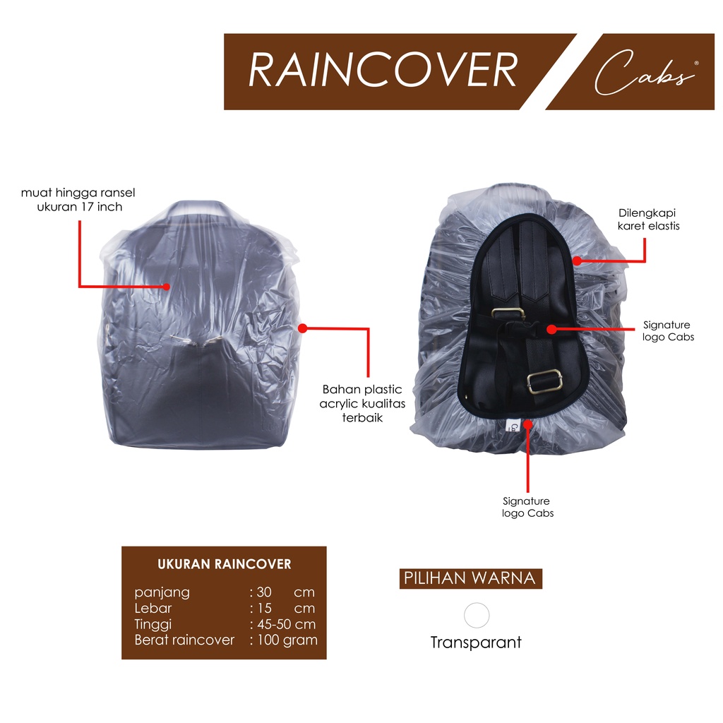 CABS - COVER BAG RAINCOAT