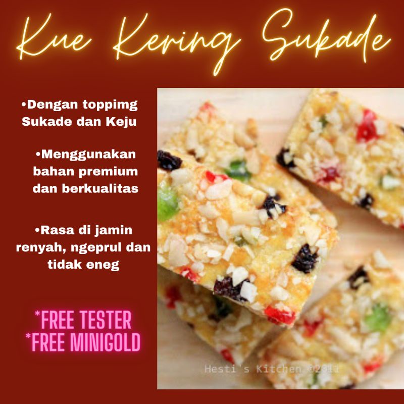 

Kue kering Mix Fruit Keju / Kue kering Sukade Keju / Kue kering Fruit Cheese / Hampers / Kue kering