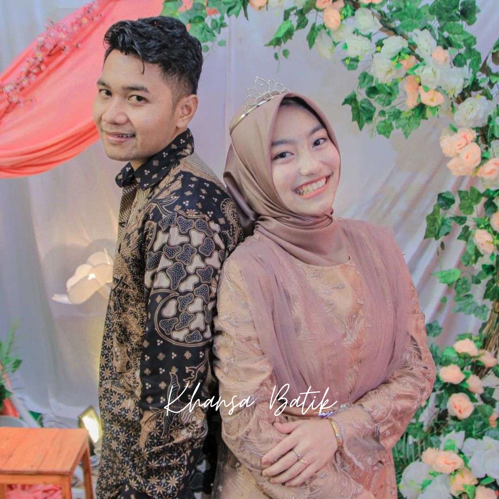 KHANSABATIK [TERBARU] READY JUMBO XXL! SET COUPLE AVEENA ROSE SET KEBAYA COUPLE TUNANGAN LAMARAN WISUDA BAJU SARIMBIT KONDANGAN KEBAYA SARIMBIT DAN KEMEJA BATIK PRIA KEBAYA BROKAT BRUKAT VELVET MIX TILLE MUTIARA PREMIUM BISA COD