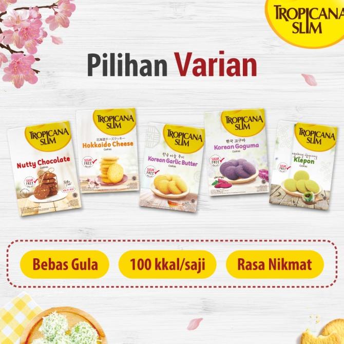 

Tropicana Slim Nutty Chocolate Cookies 200Gr - Snack Bebas Gula