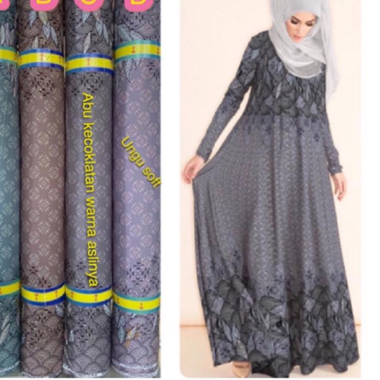 『Perdana』 Bahan Kain maxmara Lux motif Hanan terbaru Grade A,Terbaru