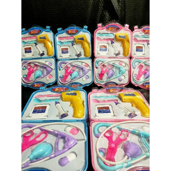 Mainan set perlengkapan dokter-dokteran / mainan alat medis p3k