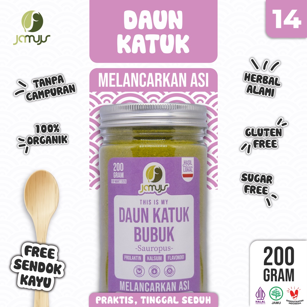 

Jamujur Daun Katuk / Sauropus (MELANCARKAN ASI)