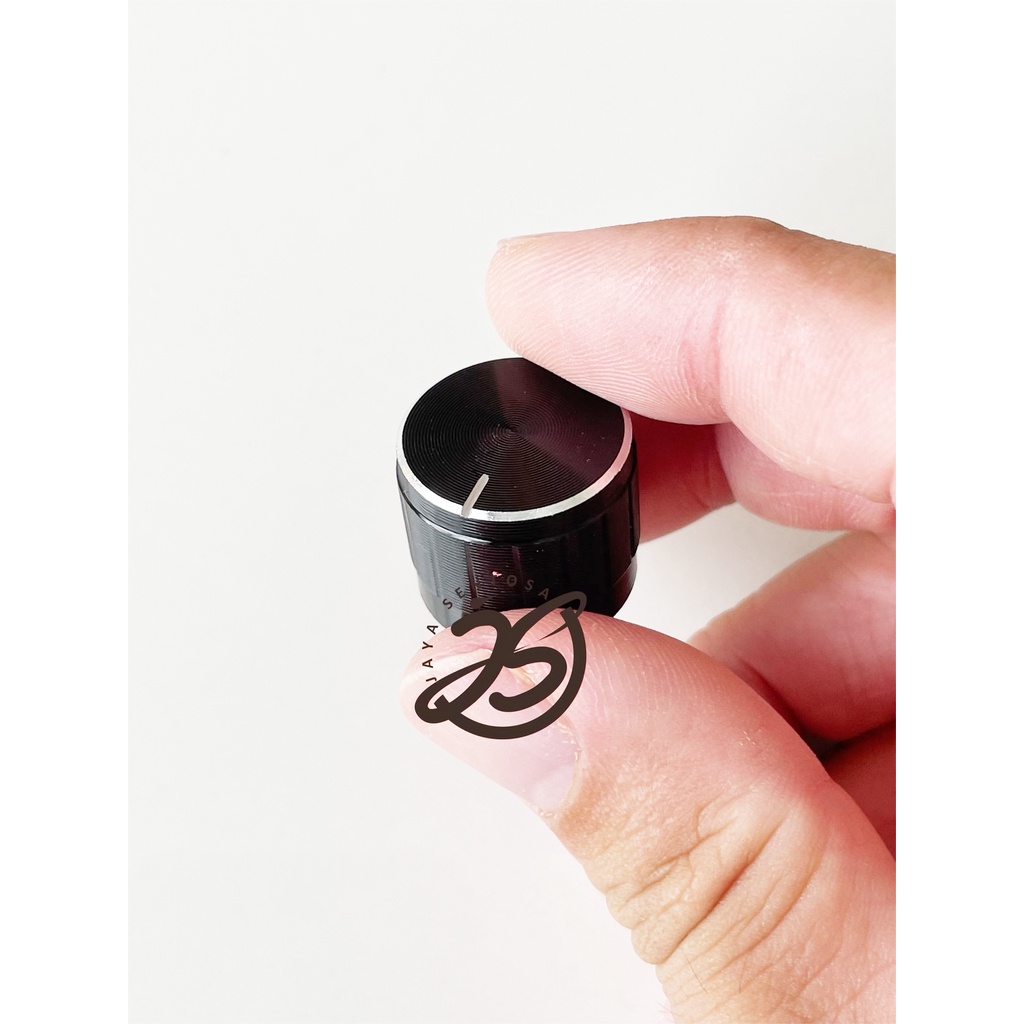 KNOP POTENSIO ALUMUNIUM 20mm KNOP POTENTIO 20 mm 2cm KNOB ROTARY