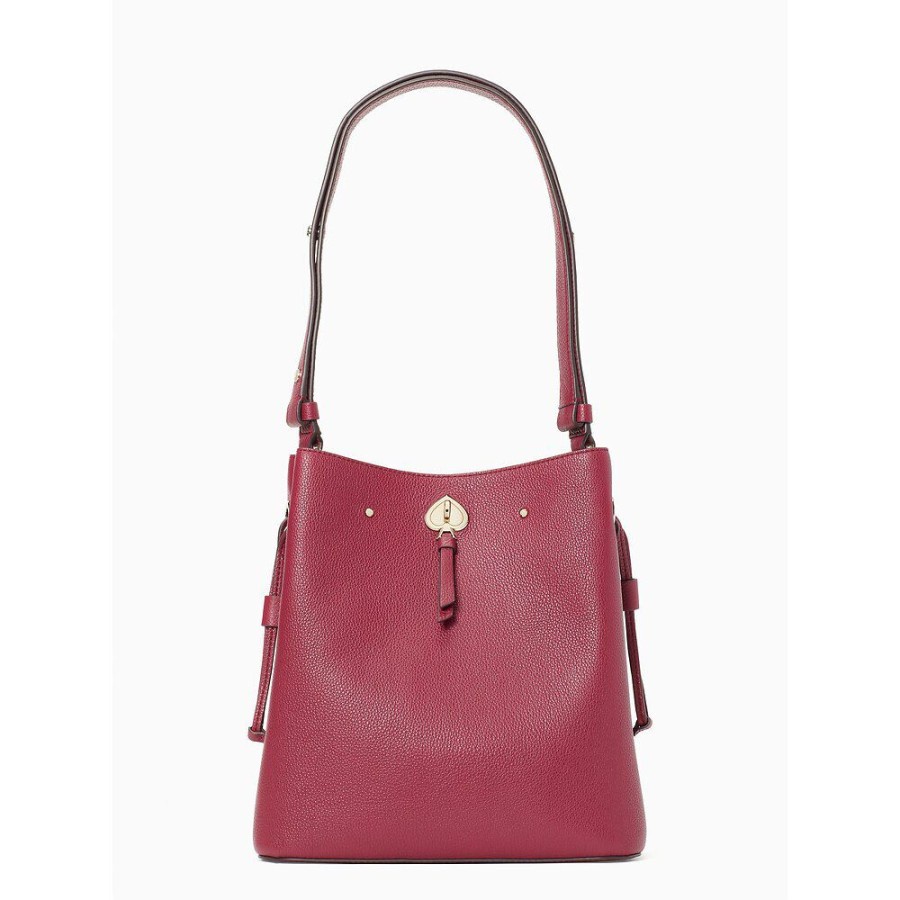 Kate Spade Marti Large Bucket Bag Deep Berry WKRU6827