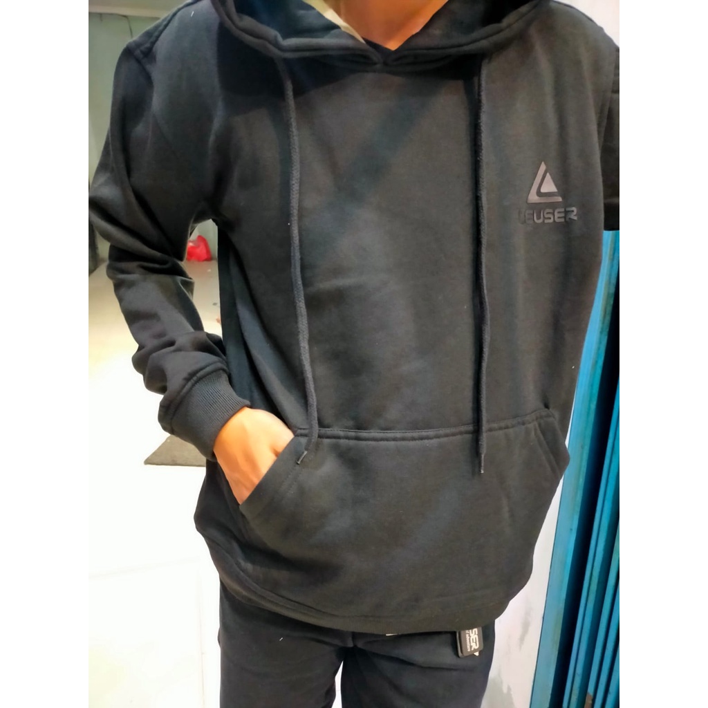 S. PLAIN HOODIE LEUSER