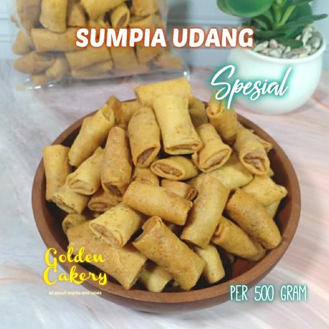 

Sumpia Sumpiah Abon Udang Kue Kering Isi Abon Terlaris 500 Gram