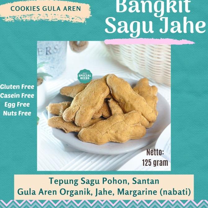 

Kue Bangkit Sagu Jahe - Gluten Free, Egg Free - Diet Special Needs