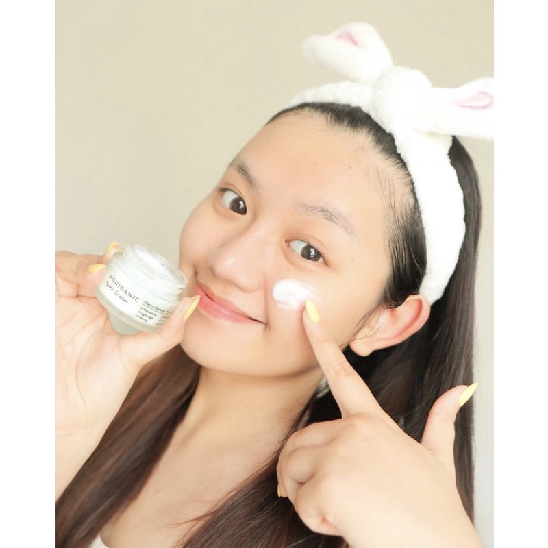 MORIGANIC Hydro Cream Moisturizer - Niacinamide, Centela Asiatica, and Hyaluronic Acid - Pelembab