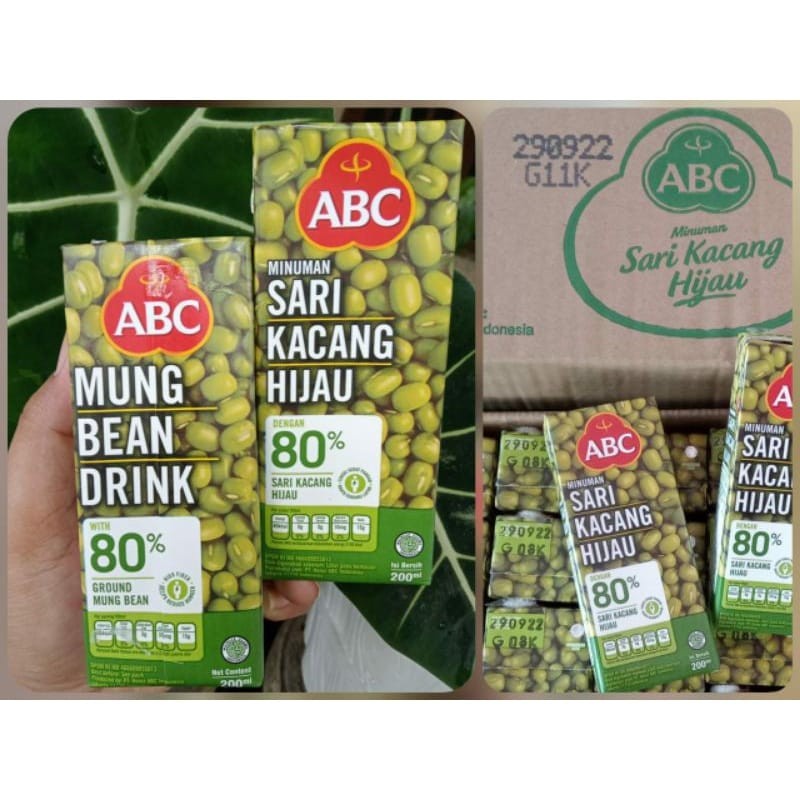 Khas Jaya Abc Sari Kacang Hijau 200 ml Perdus 24 pcs