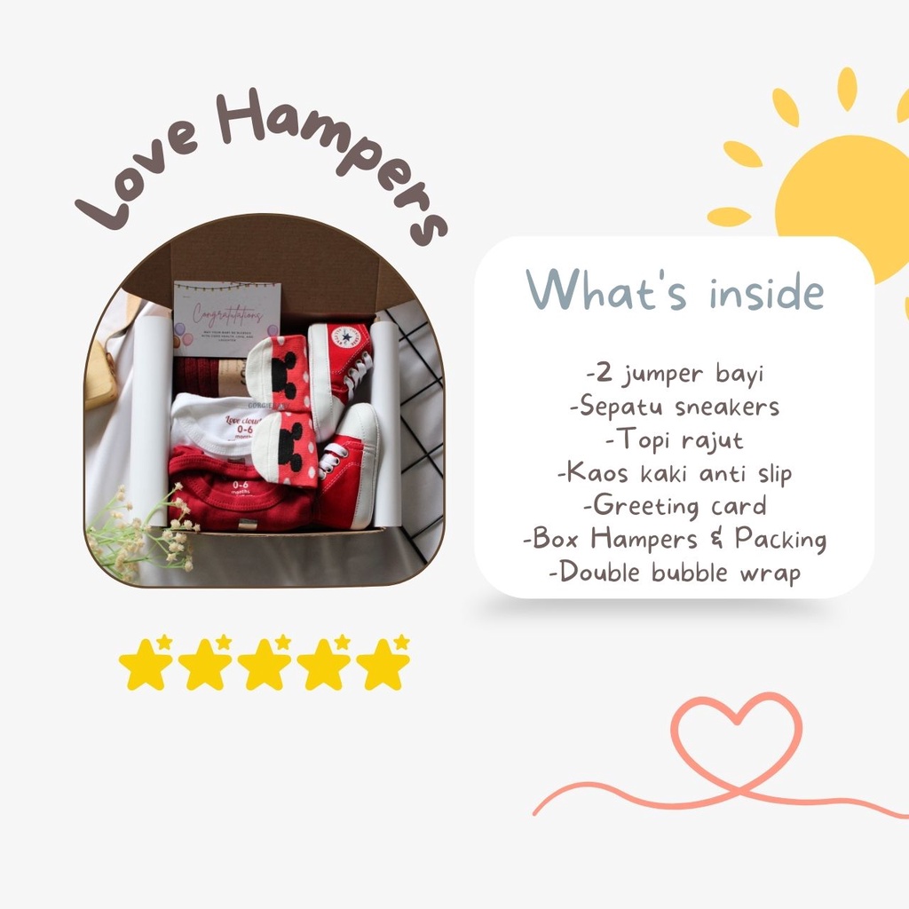 Baby Hampers Set  - Baby Hampers Premium Kado New Born Kado Bayi Paket Hampers Bayi GORGIEBABY