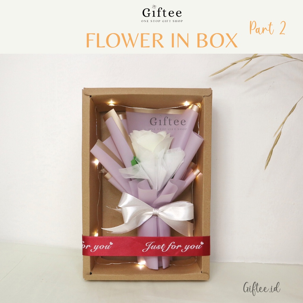 

FLOWER IN BOX WITH LED LAMP BUKET BUNGA DALAM KOTAK DENGAN LAMPU GIFT FLOWERS BOUQUET SINGLE ROSE MAWAR ARTIFICIAL HAMPERS KADO HADIAH SET ULANG TAHUN ULTAH BIRTHDAY GRADUATION WISUDA CEWEK PACAR ANNIVERSARY VALENTINE VALENTINE’S DAY BY GIFTEE ID
