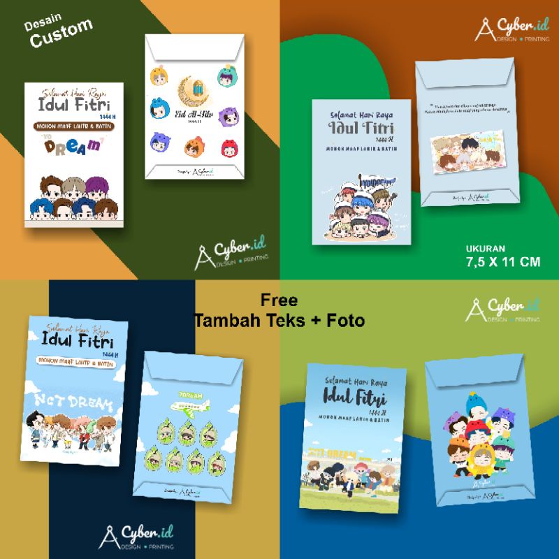 

Amplop Lebaran Edisi NCT DREAM 1446 H / 2025