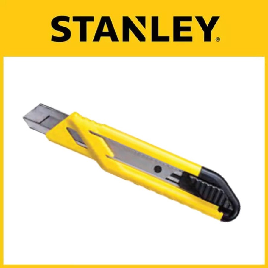 

Stanley Cutter 18mm ABS Auto Lock Snap-Off Knife Plastic (STHT10265-8)