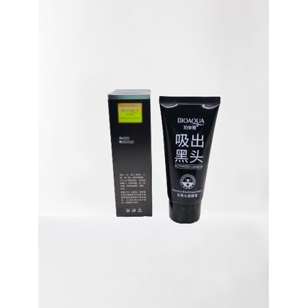 BIOAQUA ACTIVATED CARBON BLACK /MASK MASKER CHARCOAL PENGHILANG /komode