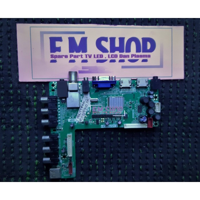 Mesin TV Polytron PLD 32D710 - Mobo MB Mainboard TV Polytron 32D710