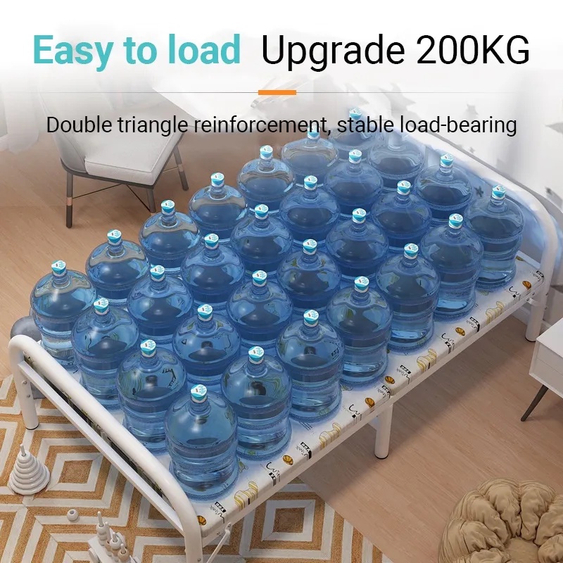 Tempat Tidur Lipat dengan Kasur / Folding Bed Portable / Ranjang Lipat 100 cm &amp; 75 cm