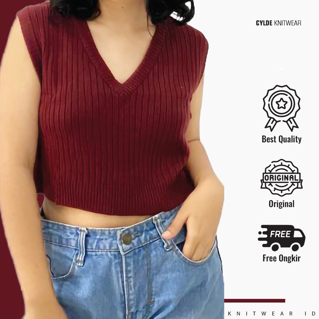 EUGENE VEST PREMIUM / ROMPI CROP / ROMPI WANITA / ROMPI SERAGAM