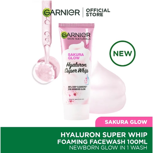 Garnier Sakura Glow Hyaluron Super Whip Foam