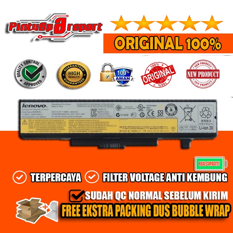 GENUINE ORIGINAL BATERAI lDEAPAD G480 G400 G405 G410 G510 G580 P580 V480 V580 Z480 B480 NEW