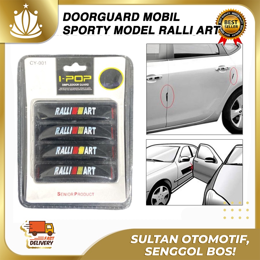 Door Guard Slim Pelindung Pintu Mobil SET