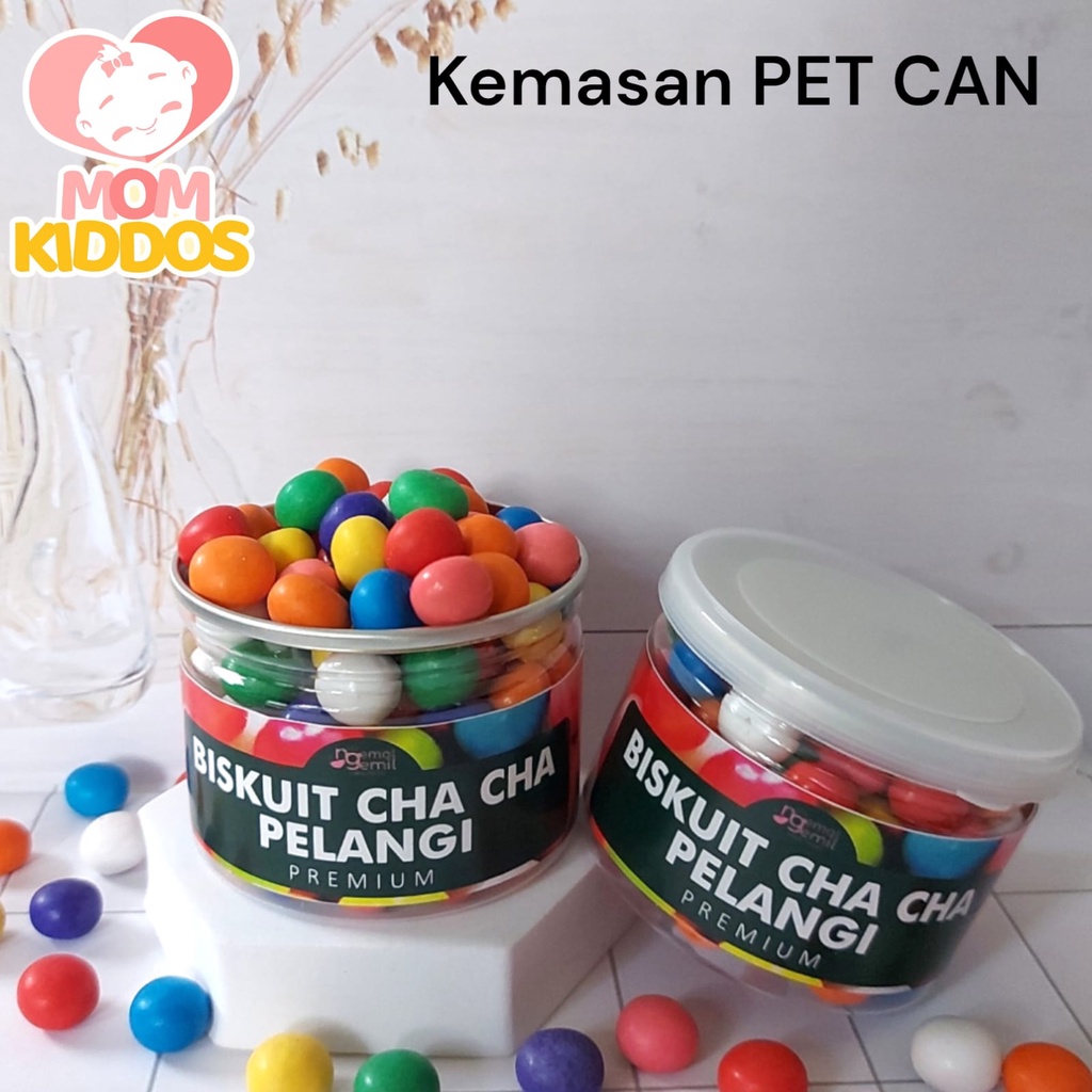 

Biskuit Cha Cha Pelangi Premium Kemasan PET CAN