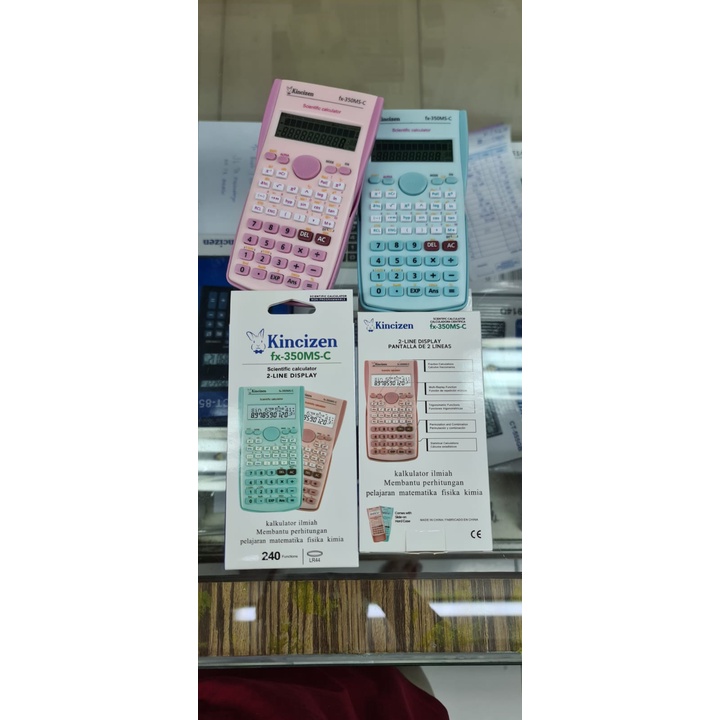 

Kalkulator Scientific Kincizen FX 350MS Warna