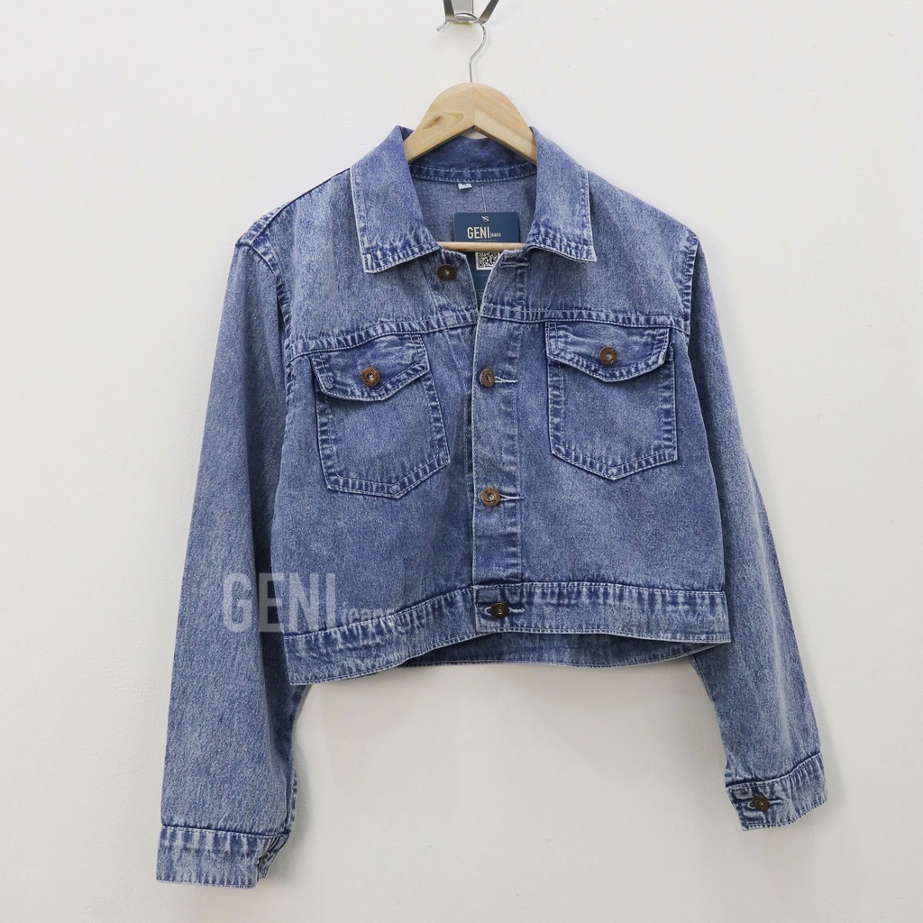 Morefun jacket jeans wanita by Genijeans