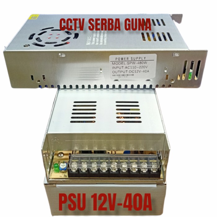 Power Supply 12V 40A Power Supply Switching 12 Volt 40 Amper Murni