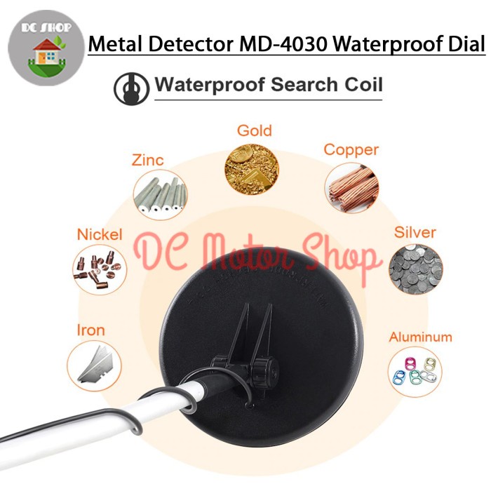 MD4030 Gold Metal Detector Emas Logam King Detektor MD-4030