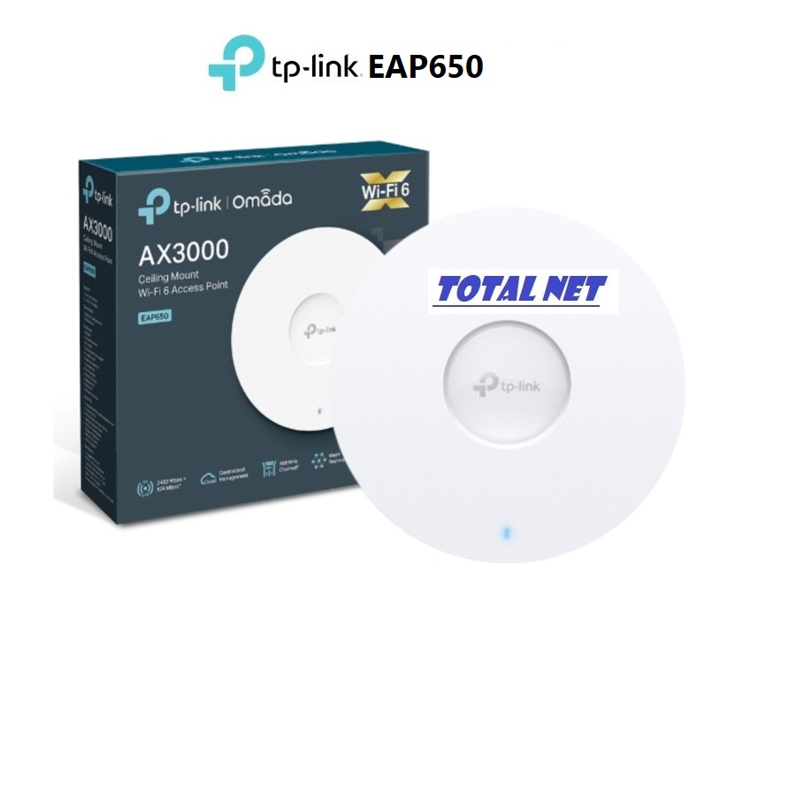 TP-LINK EAP650 AX3000 Ceiling Mount WiFi 6 Access Point