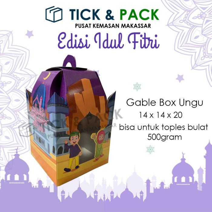 

Kemasan Box Kue Kering Idul Fitri / Packaging Gable Box Lebaran 025