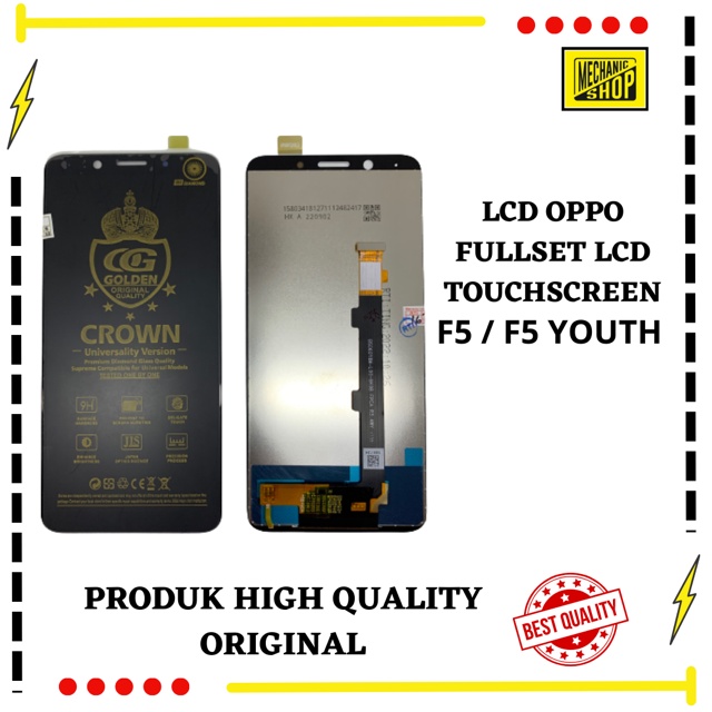 LCD OPPO F5 / F5 YOUTH BLACK FULLSET LCD TOUCHSCREEN