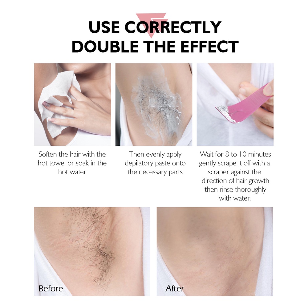 VIBRANT GLAMOUR  Hair Removal Cream ORIGINAL Painless Smooth Krim Perontok Bulu Ketiak 100gr - Krim Penghilang Bulu