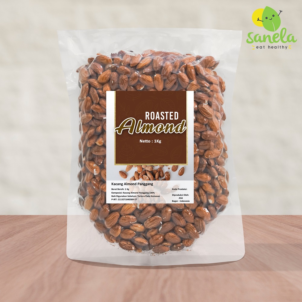 

Roasted Almond / Kacang Almond Panggang 1 Kg