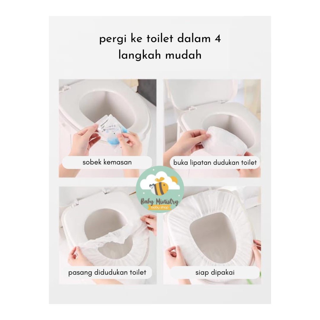 (NEW) DISPOSABLE TOILET CUSHION TRAVELING (ALAS TOILET) ANTI IRITASI / BANTALAN POTTY/ BANTALAN DUDUKAN TOILET / ALAS DUDUKAN TOILET/ TERLARIS/ TERMURAH / DISPOSABLE  / SEKALI PAKAI / TOILET UMUM/ KEBERSIHAN TOILET / ANTI IRITASI / MURAH/ ALAS TOILET