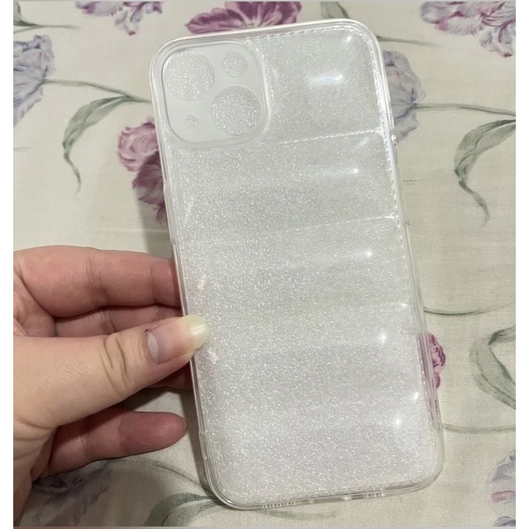 Soft Case Iphone 13 Puffy Clear Transparant Case