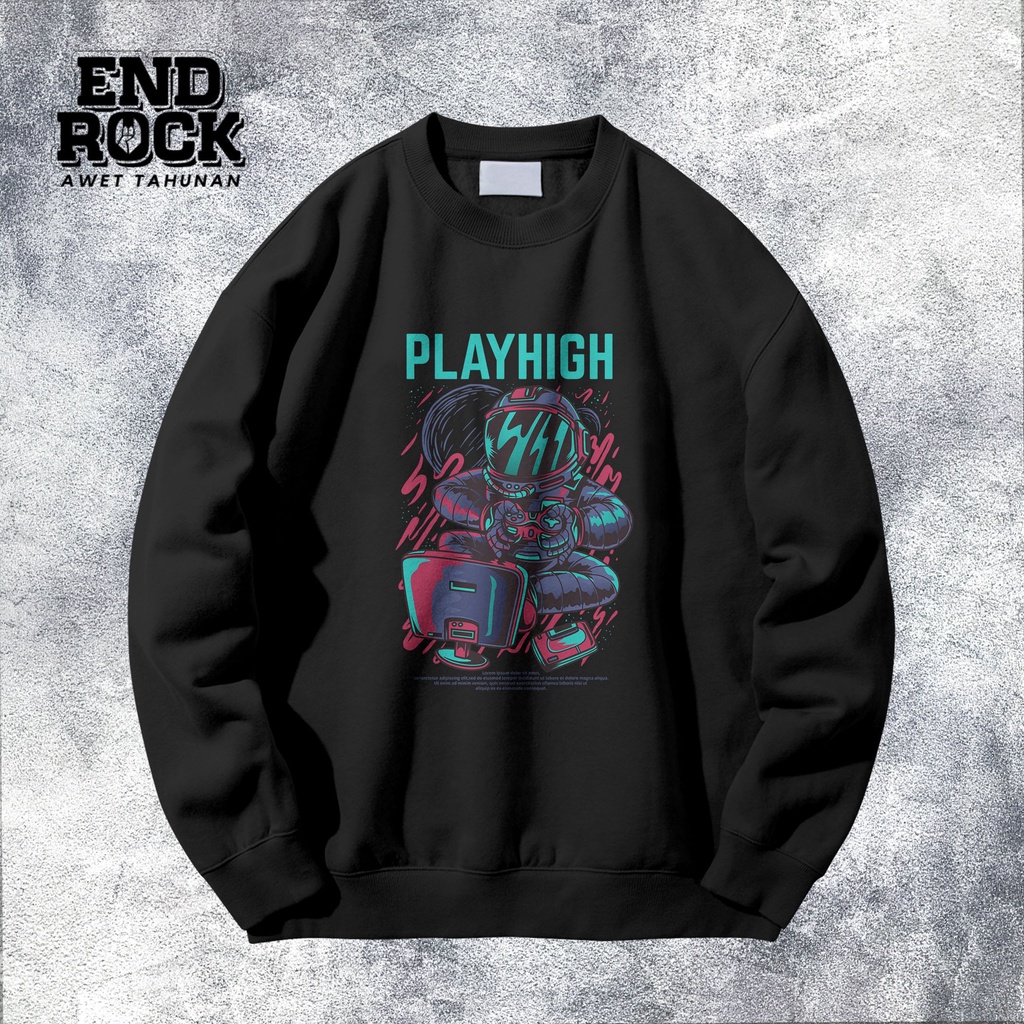 Crewneck Exclusive Original Endrock Tema Playhigh DTFS128