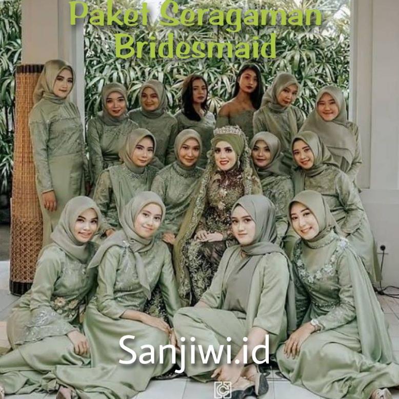 Terlaris Paket Seragaman Bridesmaid / Baju Nikah / Baju Wisuda/ Seragaman Keluarga