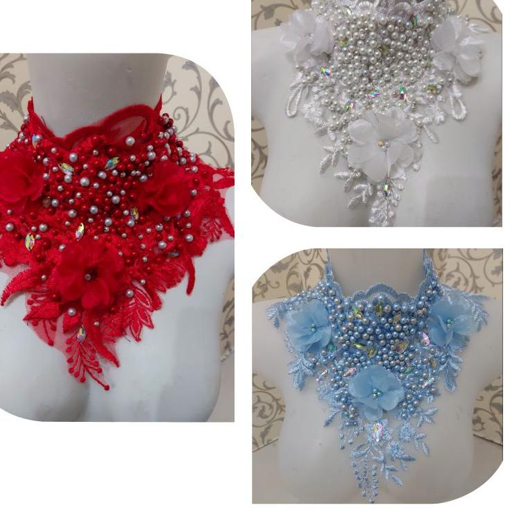 (COD )NEW_PRODUCT COKER PENGANTIN// ACCESORIS PENGANTIN// KALUNG PENGANTIN PAYET