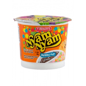 

ARNOTT'S BISCUIT NYAM-NYAM BUBBLE PUFF CHOCO CUP 18g