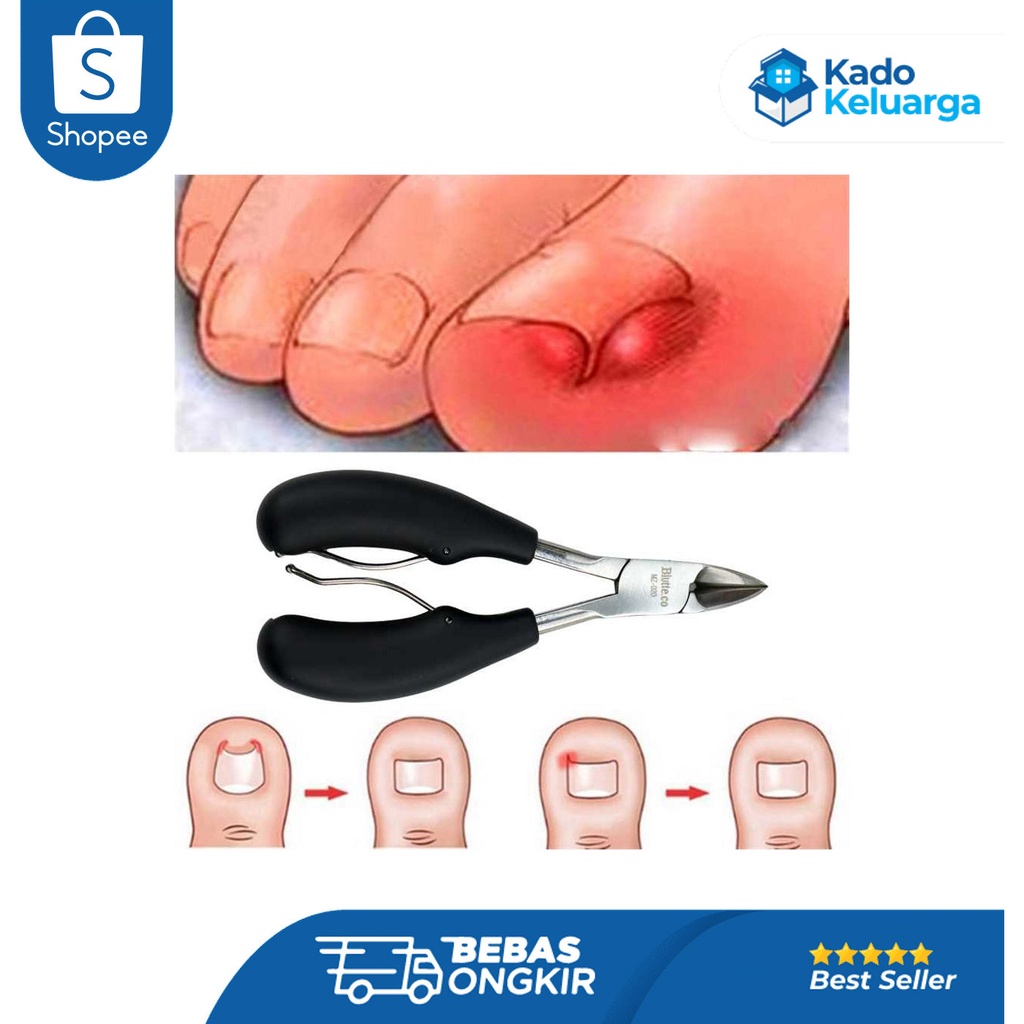 Biutte.co Gunting Kuku Jempol Kaki Anti Cantengan Nail Clipper - MZ-020 Bagus