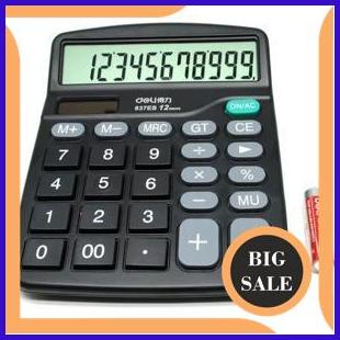 

DELI Kalkulator Elektronik Berkualitas Super Hitung Cepat limited stock 54PR23
