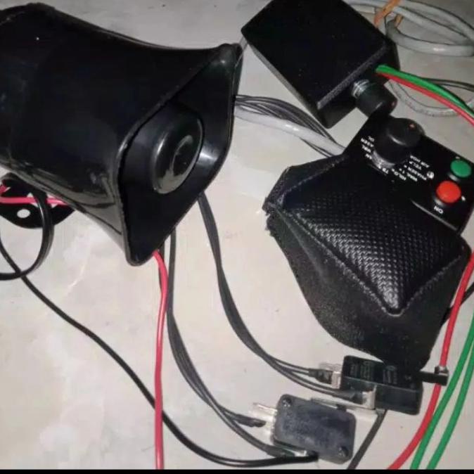 Klakson Polisi Sirine Patwal Touring Motor 12 Suara Termurah