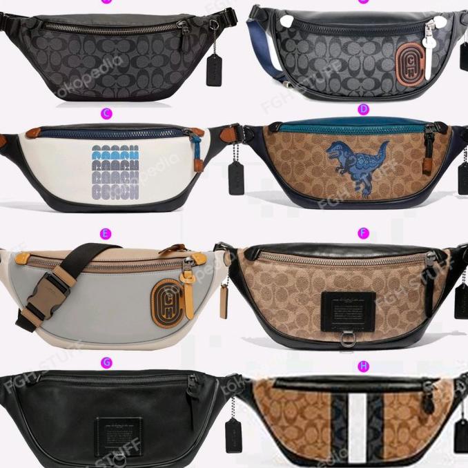 Coach Waistbag Fanny Pack Original Tas Dada Tas Selempang Pria Wanita