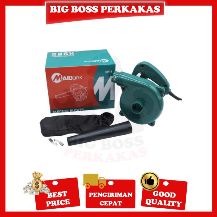 Blower Mesin Blower Mailtank Blowers Sh-15 Penghisap/Mengehembuskan Debu