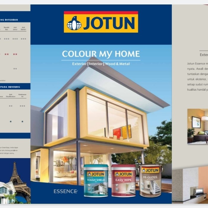Terlaris Katalog Kartu Warna Jotun Essence Easy Wipe Dan Tough Shield
