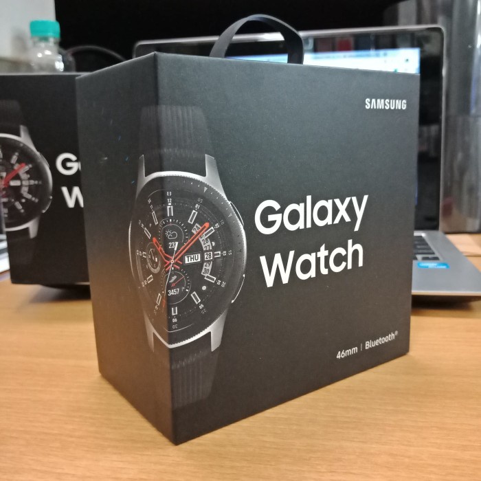 Must Have Samsung Galaxy Watch 46Mm Jam Tangan Pria Original Silver Terbaru