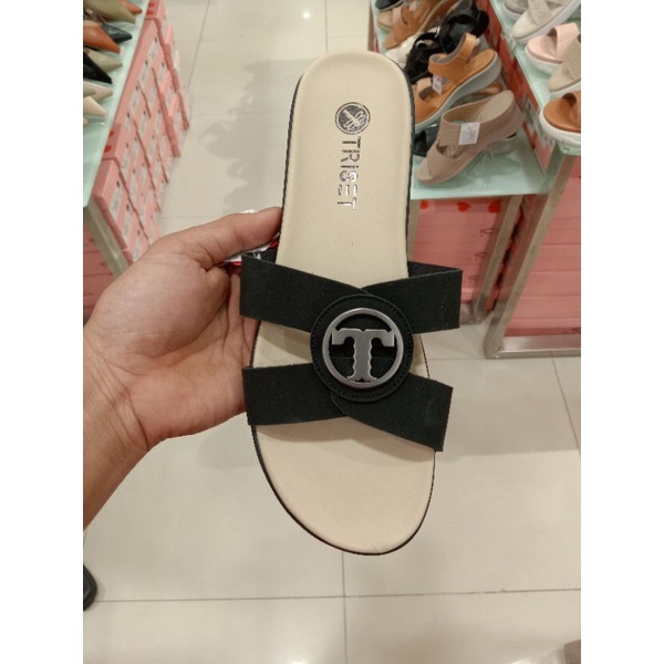 TRISET SANDAL FLAT | SANDAL TEPLEK WANITA | ORIGINAL