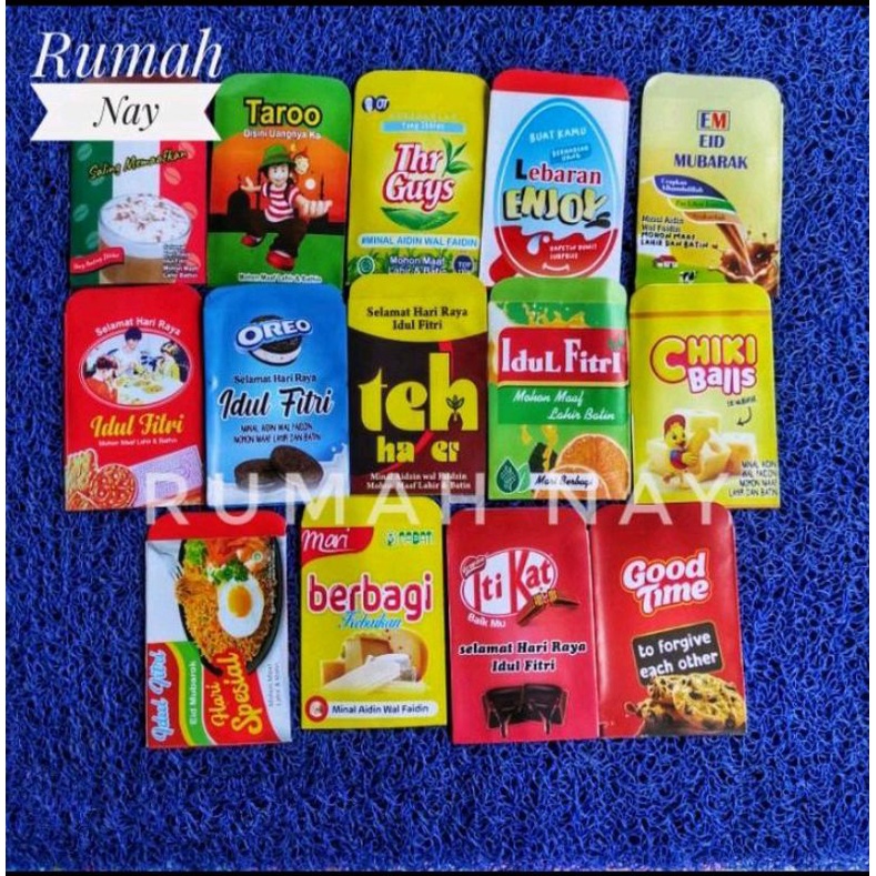 

Amplop THR Lebaran Idul Fitri Tema Snack Anak